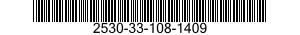 2530-33-108-1409 DISK BRAKE SHOE 2530331081409 331081409