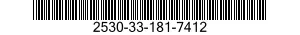 2530-33-181-7412 BRAKE SHOE SET 2530331817412 331817412