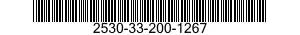 2530-33-200-1267 BRAKE SHOE 2530332001267 332001267