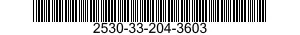 2530-33-204-3603 BRAKE SHOE SET 2530332043603 332043603