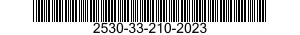 2530-33-210-2023 DISK BRAKE SHOE SET 2530332102023 332102023
