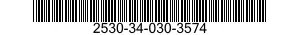 2530-34-030-3574 PLATE,BACKING,BRAKE 2530340303574 340303574
