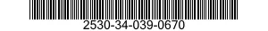 2530-34-039-0670 RESERVOIR,BRAKE FLUID 2530340390670 340390670