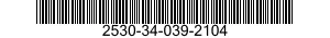 2530-34-039-2104 ARM ASSEMBLY,PIVOT,TRACK SUSPENSION 2530340392104 340392104