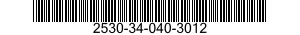 2530-34-040-3012 PLATE,BACKING,BRAKE 2530340403012 340403012