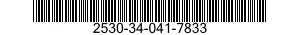2530-34-041-7833 DISK BRAKE SHOE SET 2530340417833 340417833