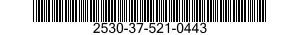 2530-37-521-0443 PLATE,WEAR,BRAKE SHOE 2530375210443 375210443