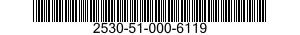 2530-51-000-6119 SHAFT AND CONTROL ASSEMBLY,POWER STEERING 2530510006119 510006119
