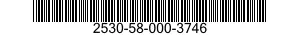 2530-58-000-3746 FLANGE,MANIFOLD,HYDRAULIC CONTROL LINE 2530580003746 580003746