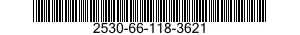 2530-66-118-3621 DISK BRAKE SHOE SET 2530661183621 661183621