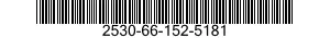 2530-66-152-5181 BRAKE SHOE 2530661525181 661525181