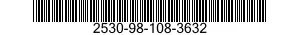 2530-98-108-3632 PLATE,WEAR,BRAKE SHOE 2530981083632 981083632