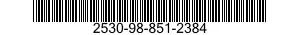 2530-98-851-2384 BRAKE,SHOE TYPE 2530988512384 988512384
