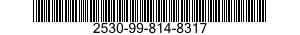 2530-99-814-8317 LEVER,REMOTE CONTROL 2530998148317 998148317