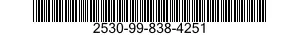 2530-99-838-4251 PLATE,WEAR,BRAKE SHOE 2530998384251 998384251