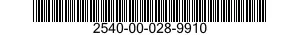 2540-00-028-9910 CUSHION,RUBBER 2540000289910 000289910