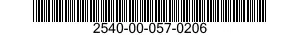 2540-00-057-0206 CHAIN ASSEMBLY,TIRE 2540000570206 000570206