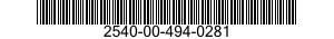 2540-00-494-0281  2540004940281 004940281