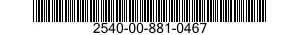 2540-00-881-0467 MOTOR,WINDSHIELD WIPER,ELECTRIC 2540008810467 008810467