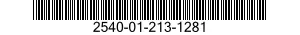 2540-01-213-1281 CUSHION,SEAT,VEHICULAR 2540012131281 012131281