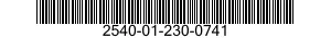 2540-01-230-0741 BLADE,WINDSHIELD WIPER 2540012300741 012300741