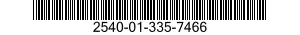 2540-01-335-7466 SEAT,VEHICULAR 2540013357466 013357466