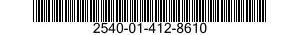 2540-01-412-8610 BUMPER,VEHICULAR 2540014128610 014128610