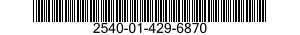 2540-01-429-6870 BLADE,WINDSHIELD WIPER 2540014296870 014296870