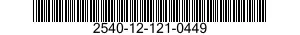 2540-12-121-0449  2540121210449 121210449