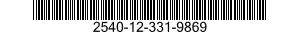 2540-12-331-9869 BUMPER SECTION,VEHICULAR 2540123319869 123319869