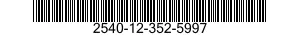 2540-12-352-5997 MOTOR,WINDSHIELD WIPER,ELECTRIC 2540123525997 123525997