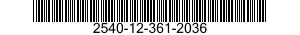 2540-12-361-2036 COVER,VEHICLE WINDOW 2540123612036 123612036