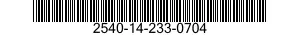 2540-14-233-0704  2540142330704 142330704
