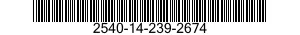 2540-14-239-2674  2540142392674 142392674