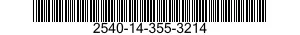 2540-14-355-3214  2540143553214 143553214