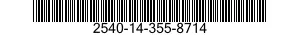 2540-14-355-8714  2540143558714 143558714