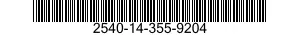 2540-14-355-9204  2540143559204 143559204
