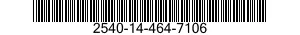 2540-14-464-7106 BUMPER SECTION,VEHICULAR 2540144647106 144647106