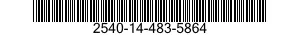 2540-14-483-5864 CUSHION,SEAT,VEHICULAR 2540144835864 144835864
