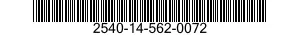 2540-14-562-0072 PAD,PEDAL 2540145620072 145620072