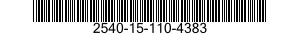 2540-15-110-4383 HANDLE,DOOR 2540151104383 151104383