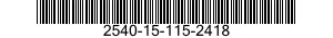 2540-15-115-2418 SEAT 2540151152418 151152418