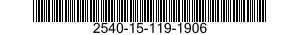 2540-15-119-1906 MAT,FLOOR 2540151191906 151191906