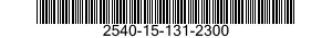 2540-15-131-2300 TRASPERENTE 2540151312300 151312300