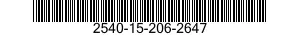 2540-15-206-2647 MIRROR,REPLACEMENT,REARVIEW,VEHICULAR 2540152062647 152062647