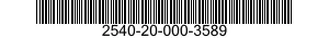 2540-20-000-3589 CLAMP,STOWAGE,VEHICULAR 2540200003589 200003589