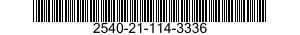 2540-21-114-3336  2540211143336 211143336