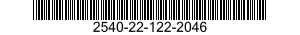 2540-22-122-2046 CUSHION,SEAT,VEHICULAR 2540221222046 221222046