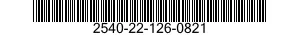 2540-22-126-0821 PLATE 2540221260821 221260821