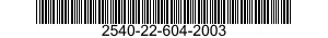 2540-22-604-2003 COVER,ACCESS 2540226042003 226042003